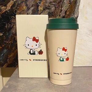 Hello Kitty x Starbucks Coffee Tumbler